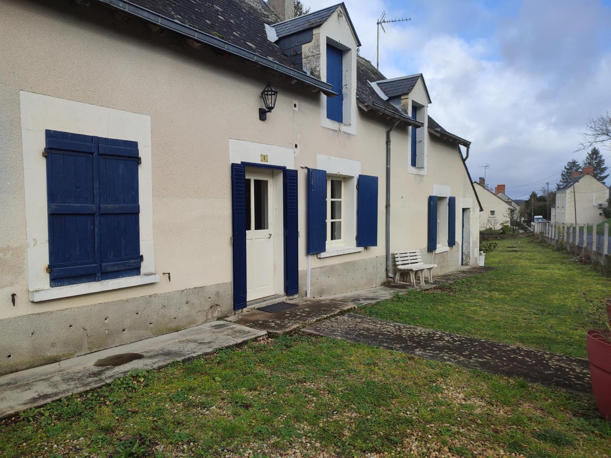 Maison Plain Pied, 2 Chambres, Longere Typique , Fraiche, Dans Bourg Avec Tous Commerces Luçay-le-Mâle Bagian luar foto