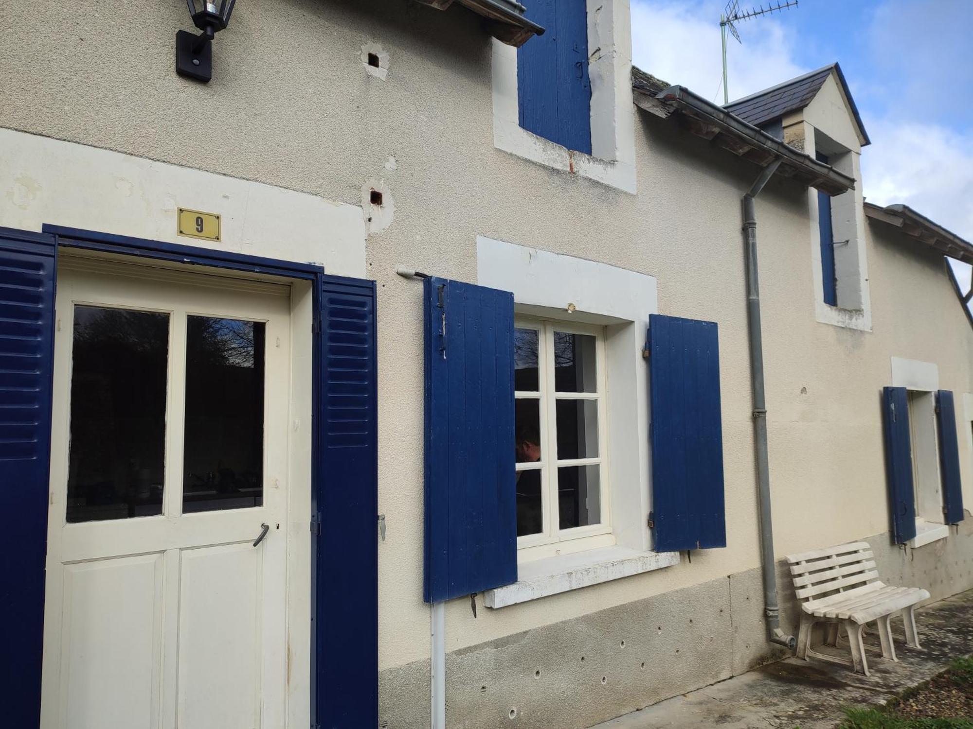 Maison Plain Pied, 2 Chambres, Longere Typique , Fraiche, Dans Bourg Avec Tous Commerces Luçay-le-Mâle Bagian luar foto