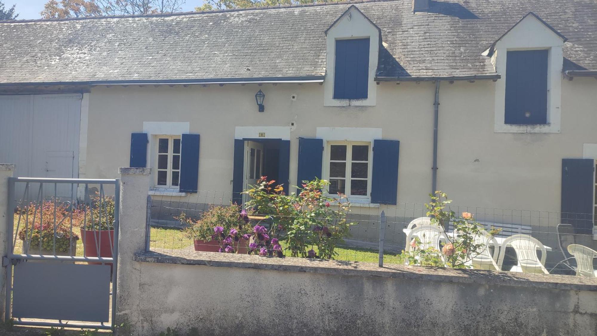 Maison Plain Pied, 2 Chambres, Longere Typique , Fraiche, Dans Bourg Avec Tous Commerces Luçay-le-Mâle Bagian luar foto